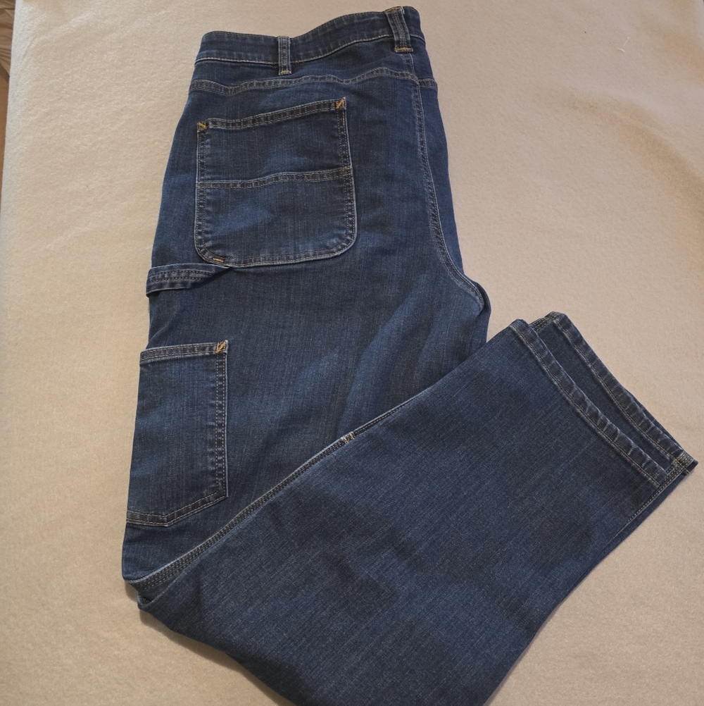 Carhartt Women’s Double Front Work Jeans Size 18 Long. Straight Leg.comfort!nwot